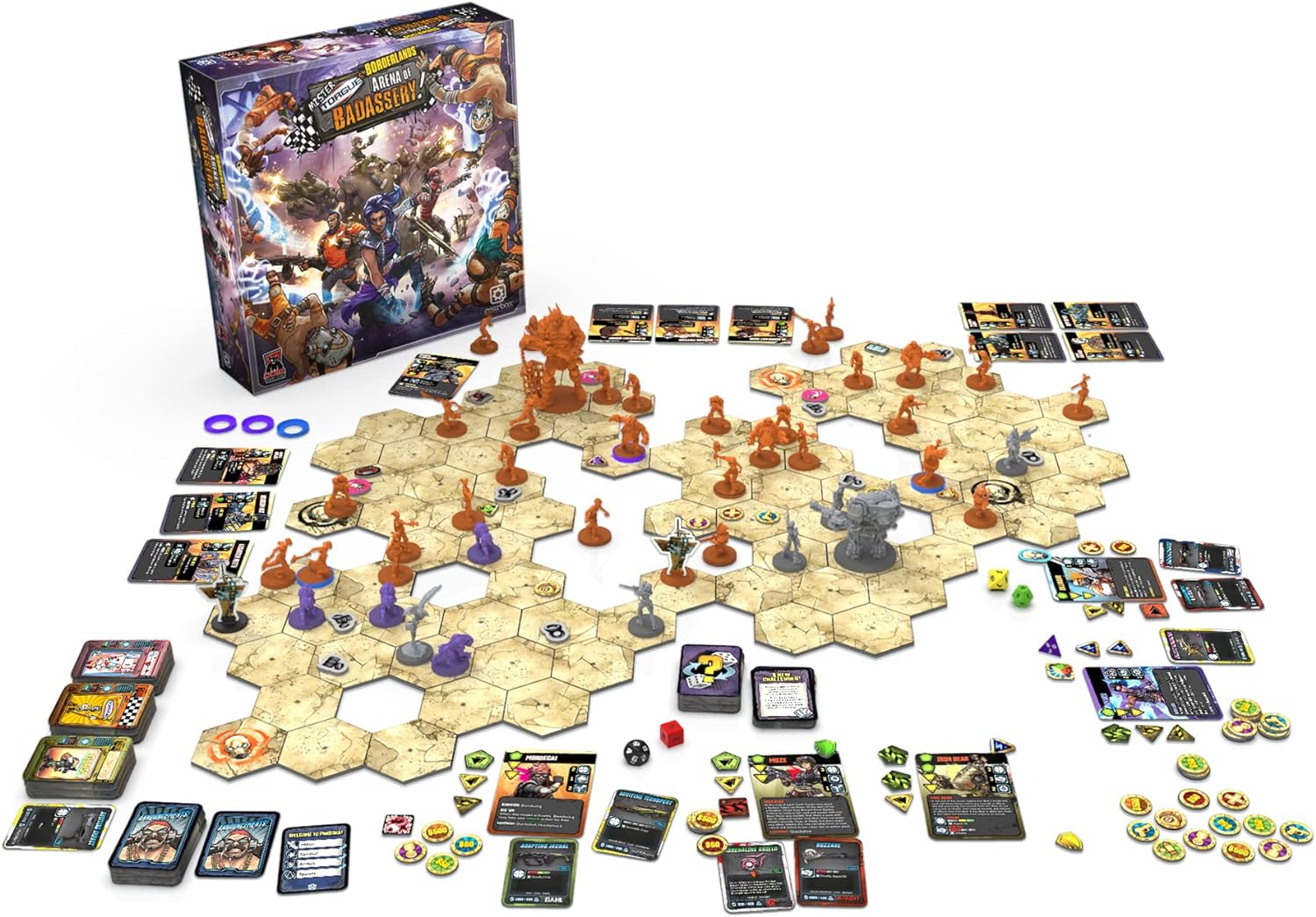 asmodee Board Games > Large Box Games BORDERLANDS: MISTER TORGUE'S ARENA OF BADASSERY 3558380107439 MFCBDL01