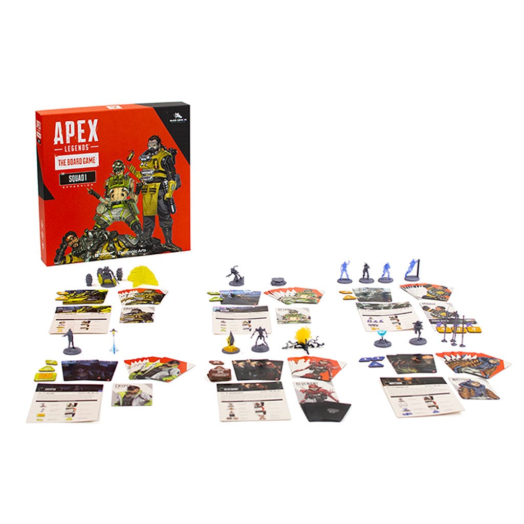 Asmodee Board Games > Large Box Games > Expansions Apex Legends: The Board Game - Squad Expansion 5905316128231 APEXBG03