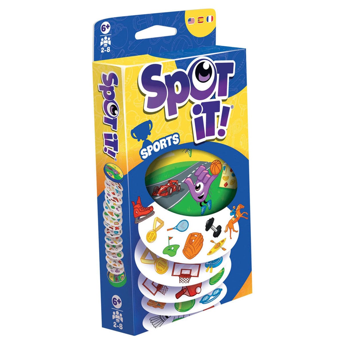 Asmodee Card Games Spot It: Sports (Eco-Blister) 3558387000252 ASMSPR033ML