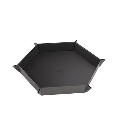 asmodee Game Supplies > Dice Towers/Trays/Cups MAGNETIC DICE TRAY HEXAGONAL BLACK/GREY 4251715411155 GGS60058ML