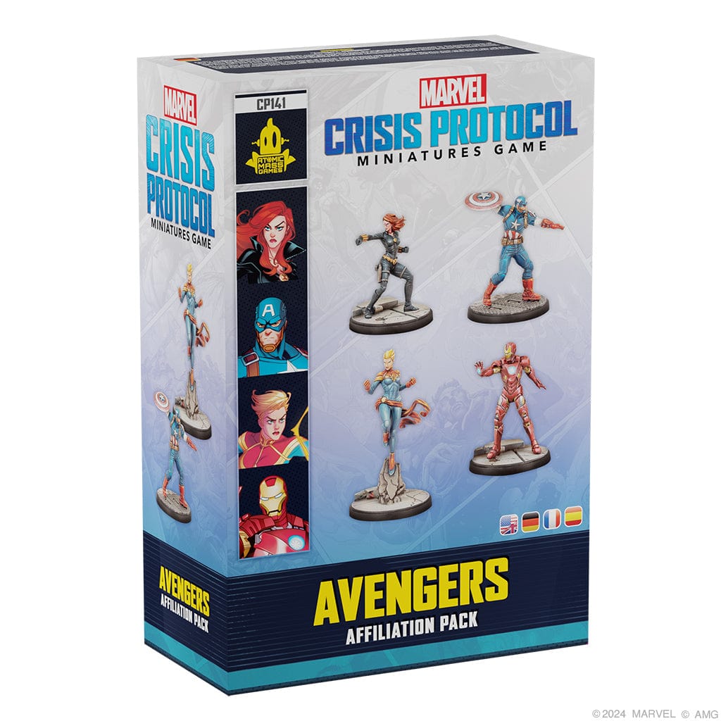 Asmodee Tabletop Games > Miniature Games MARVEL: CRISIS PROTOCOL – AVENGERS AFFILIATION PACK 841333122645 CP141