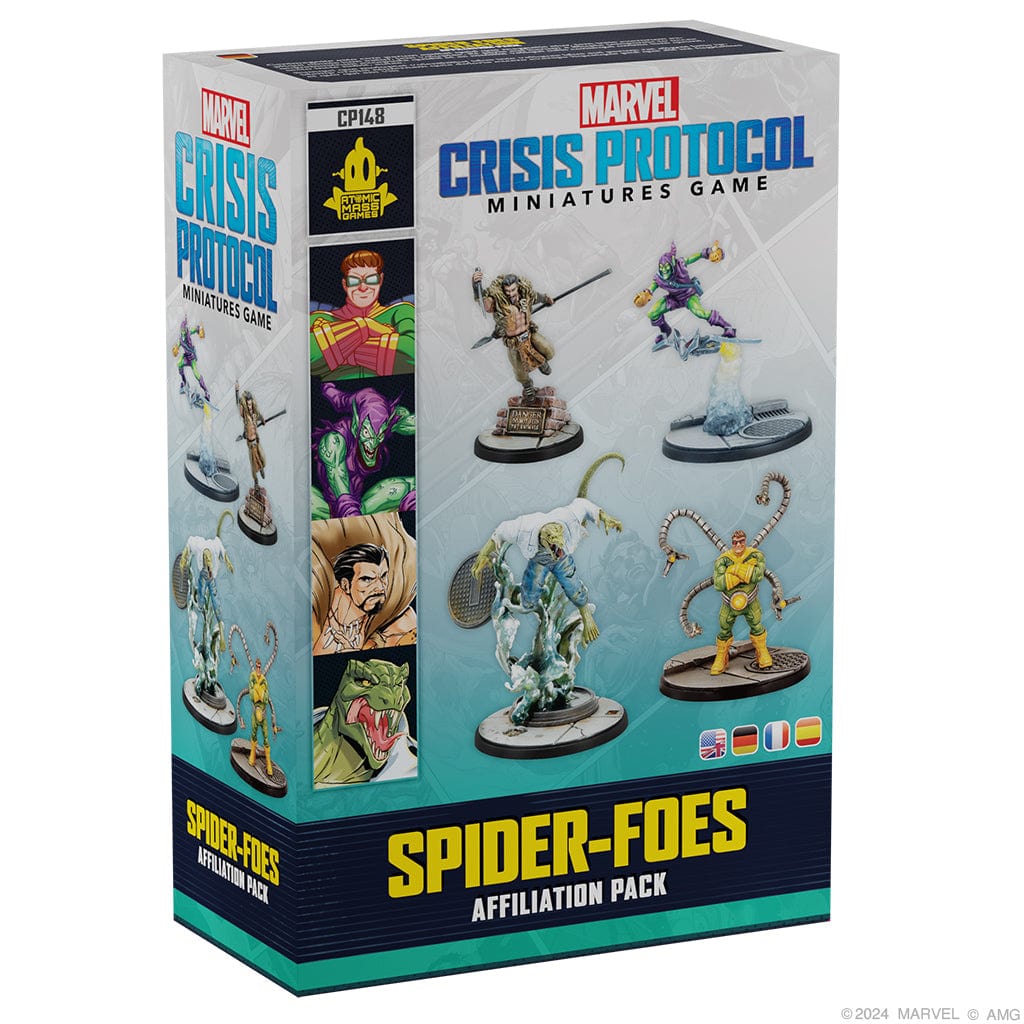 Asmodee Tabletop Games > Miniature Games MARVEL: CRISIS PROTOCOL – SPIDER-FOES AFFILIATION PACK 841333122621 CP148