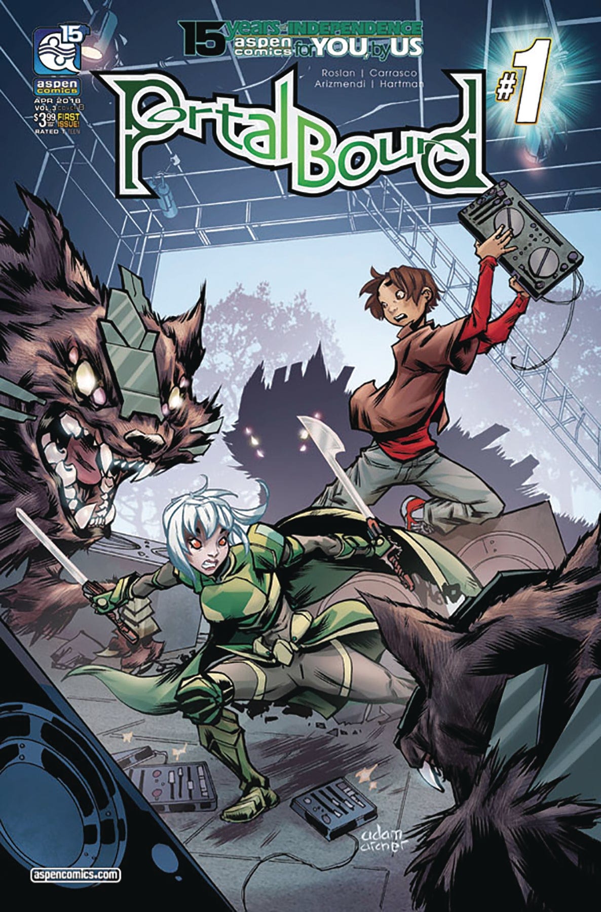 ASPEN MLT INC Comic Books PORTAL BOUND #1 (OF 5) CVR B ARCHER (O/A) 78672601430800121 FEB241219