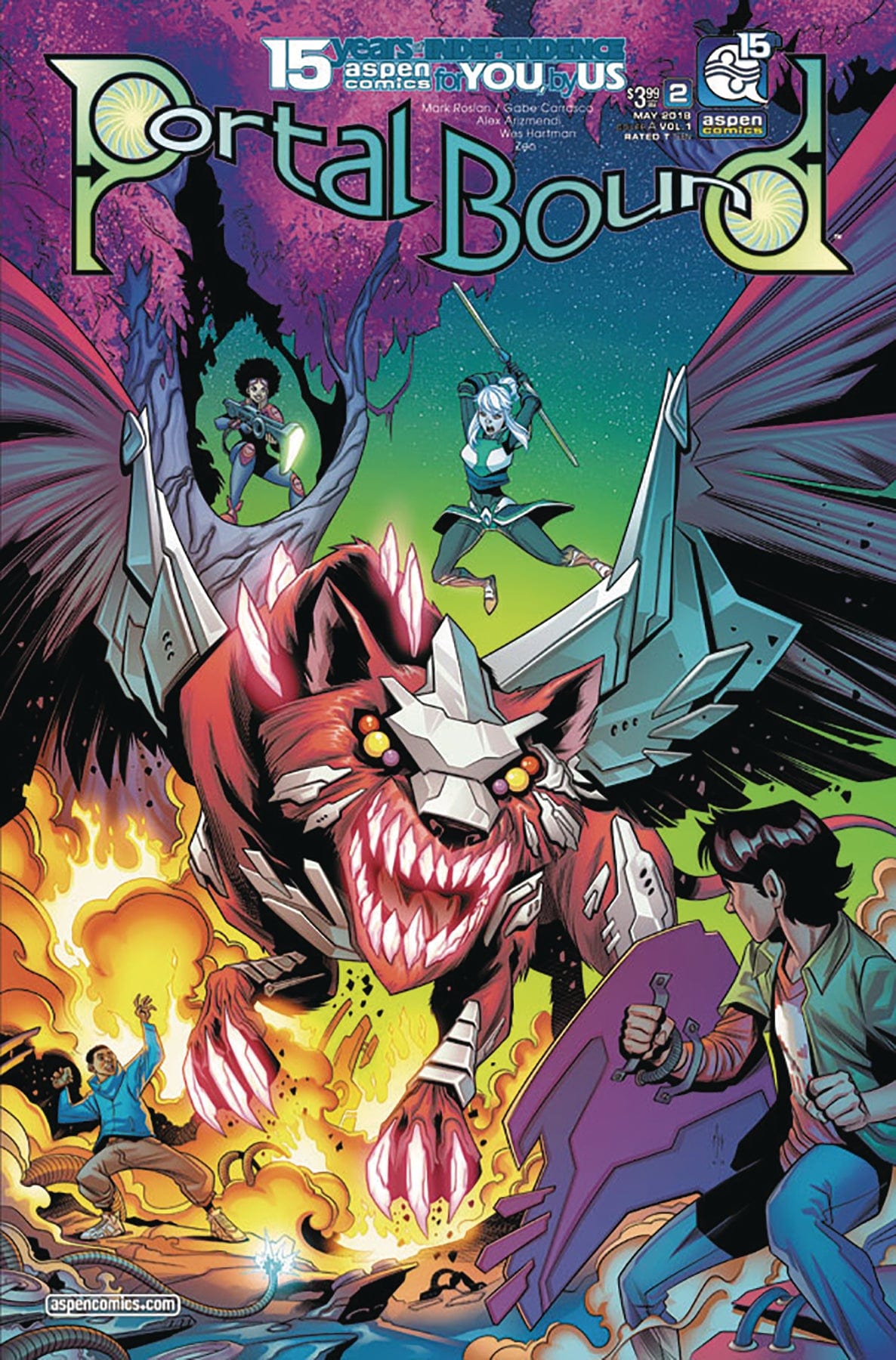 ASPEN MLT INC Comic Books PORTAL BOUND #2 (OF 5) CVR A ARIZMENDI (O/A) 78672601430800211 FEB241220