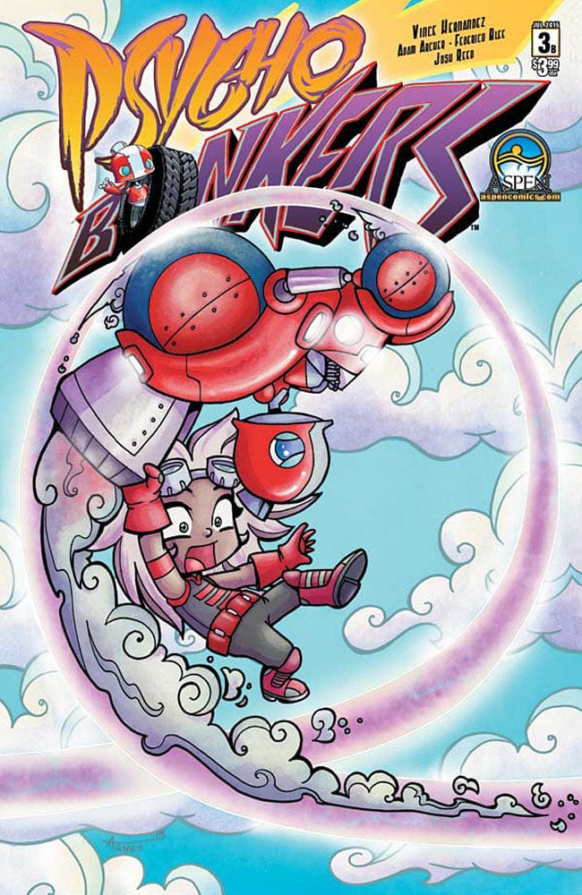 ASPEN MLT INC Comic Books PSYCHO BONKERS #3 (OF 5) DIRECT MARKET CVR B (O/A) 75318272760800321 FEB241231