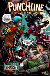 Asylum Press Comic Books PUNCHLINE AND THE VAUDE-VILLAINS VS VIOLANTE #1 (OF 2) CVR B NIK POLIWKO VAR (Release Date: 08/05/2026) 0626AY0545