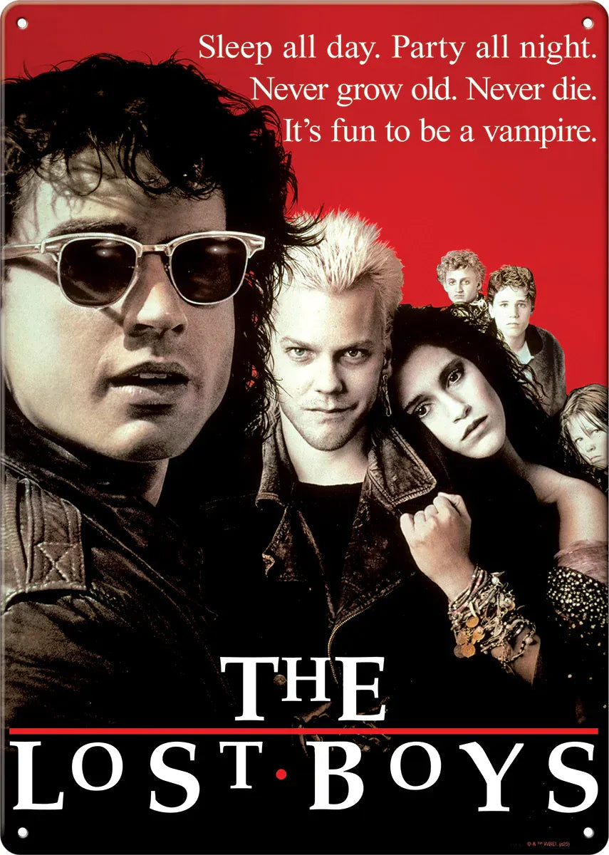 Ata-Boy Decor > Other Decor Lost Boys Movie Poster Metal Sign (11.5" X 8.25") 008215110453 11045M