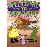 Ata-Boy Home > Decor > Wall Art Courage the Cowardly Dog - Welcome to Nowhere Metal Sign (11.5 x 8.5 in) 008215110439 11043CD
