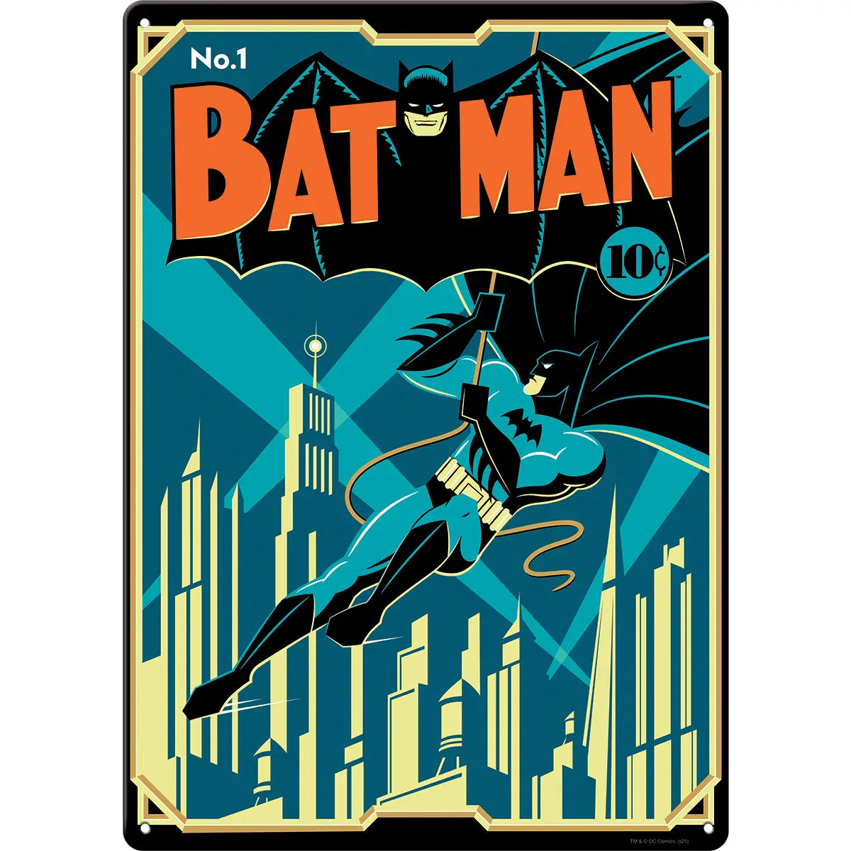 Ata-Boy Home > Decor > Wall Art DC - Batman Classic Metal Sign (11.5 x 8.25 in) 008215110385 11038DC