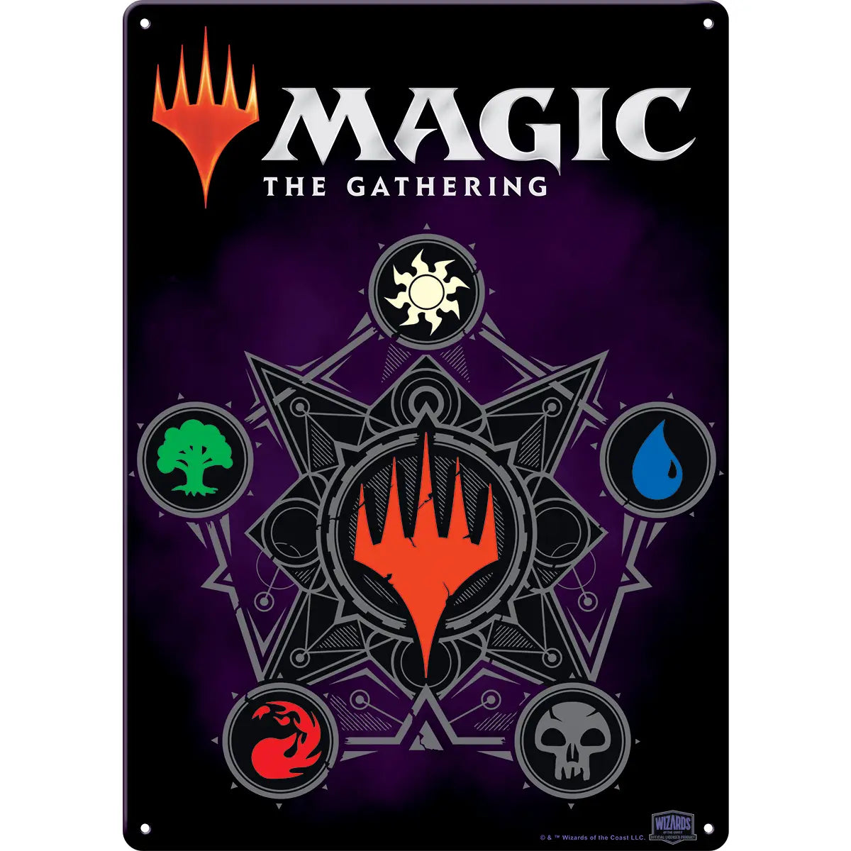 Ata-Boy Home > Decor > Wall Art Magic the Gathering - Mana Symbols Metal Sign (11.5 x 8.25 in) 008215110033 11003MTG