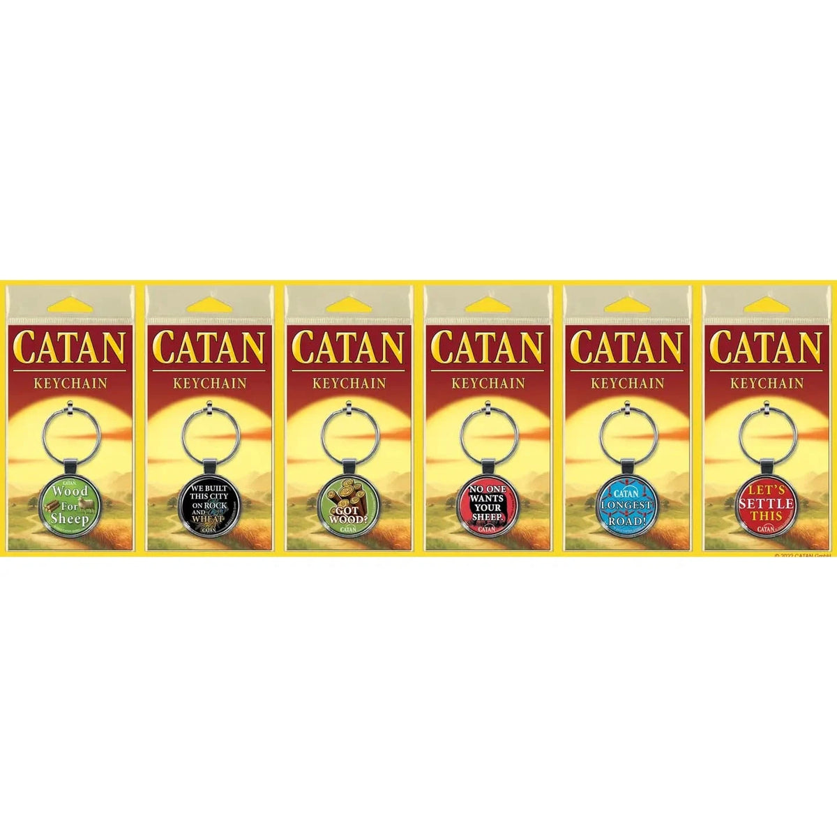Ata-Boy Miscellaneous > Keychains Catan Key Chain Assortment