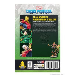 Atomic Mass Games Tabletop Games > Miniature Games > Expansions Marvel: Crisis Protocol – Adam Warlock, Moondragon & Quasar 841333134129 CP191
