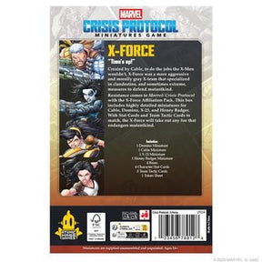 Atomic Mass Games Tabletop Games > Miniature Games > Expansions Marvel: Crisis Protocol - X-Force Affiliation Pack 841333129521 CP224