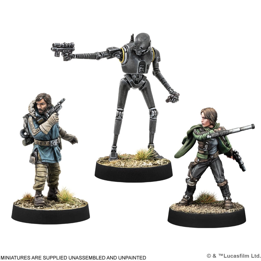 Atomic Mass Games Tabletop Games > Miniature Games > Expansions Star Wars: Legion – Cassian Andor, Jyn Erso & K-2SO 841333135003 SWQ39