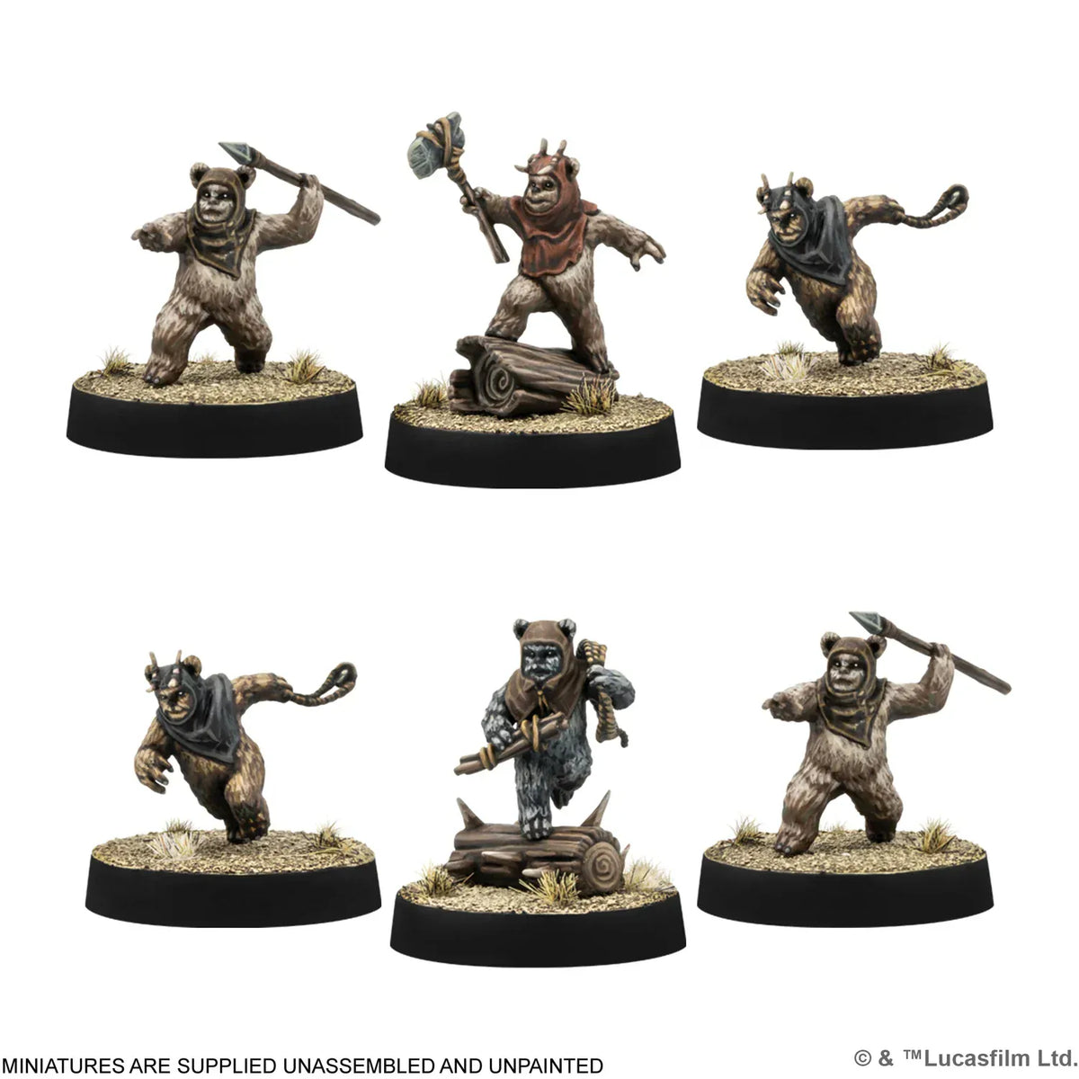 Atomic Mass Games Tabletop Games > Miniature Games > Expansions Star Wars Legion: Ewok Warriors 841333129224 SWQ73