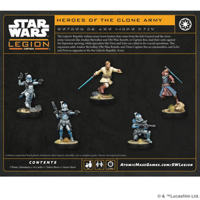 Atomic Mass Games Tabletop Games > Miniature Games > Expansions Star Wars: Legion – Heroes of the Clone Army 841333134662 SWQ21
