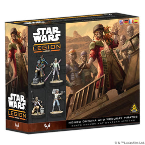 Atomic Mass Games Tabletop Games > Miniature Games > Expansions Star Wars: Legion – Hondo Ohnaka & Weequay Pirates 841333134891 SWQ45