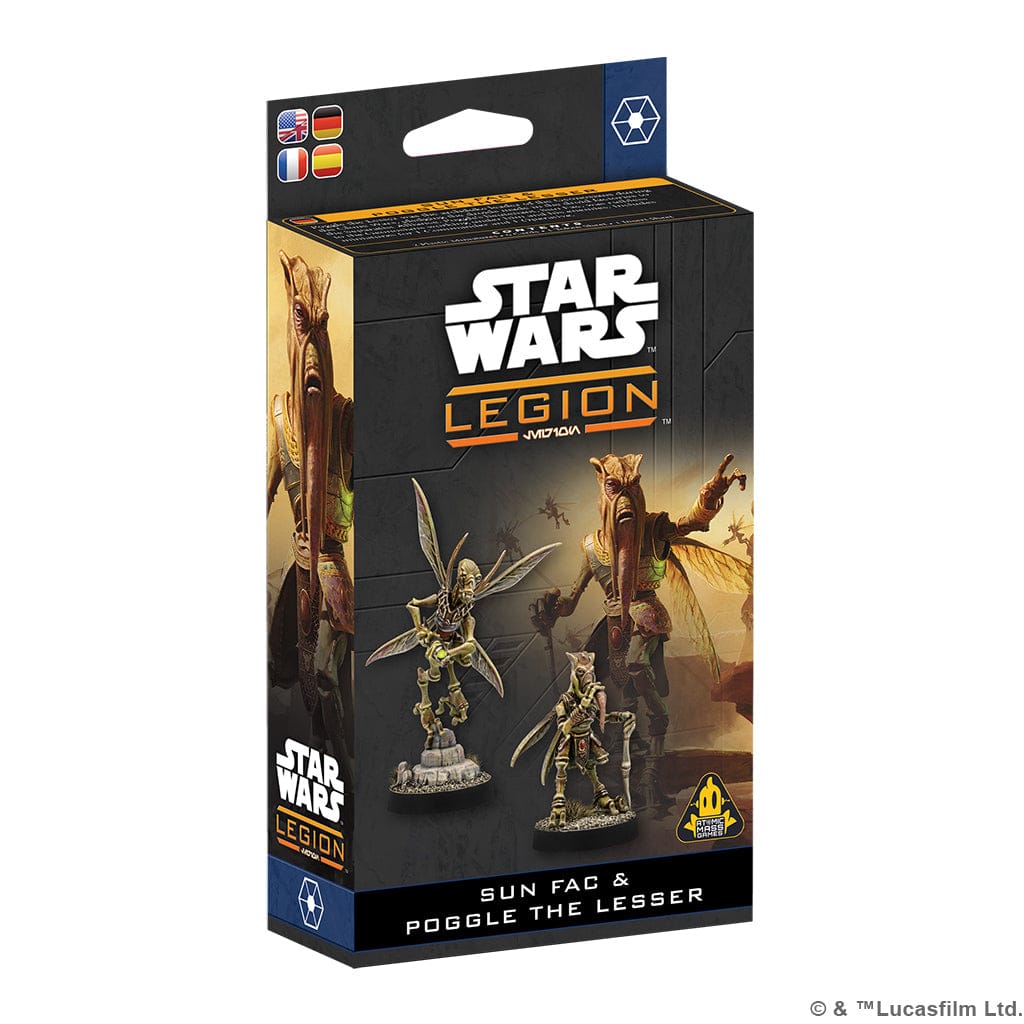 Atomic Mass Games Tabletop Games > Miniature Games > Expansions Star Wars: Legion – Poggle the Lesser & Sun Fac 841333129163 SWQ101