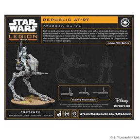 Atomic Mass Games Tabletop Games > Miniature Games > Expansions Star Wars: Legion – Republic AT-RT 841333134990 SWQ198