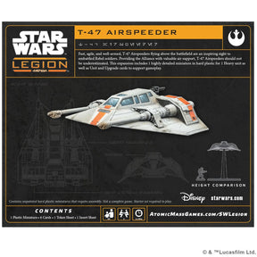 Atomic Mass Games Tabletop Games > Miniature Games > Expansions Star Wars: Legion – T-47 Airspeeder 841333134952 SWQ17