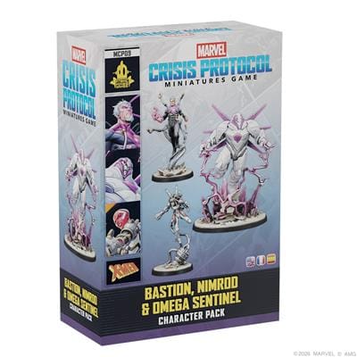 Atomic Mass Games Tabletop Games > Miniature Games Marvel: Crisis Protocol – Bastion, Nimrod & Omega Sentinel 841333136499 MCP09