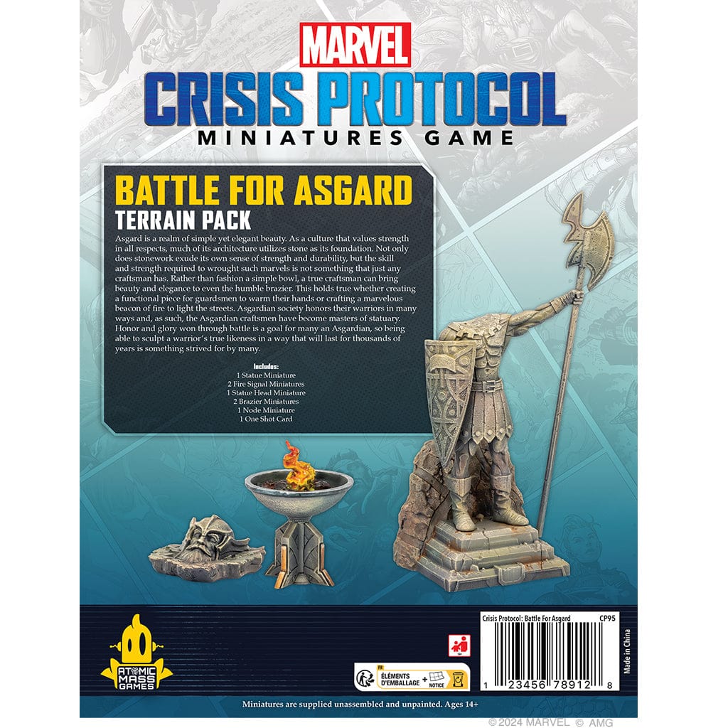 Atomic Mass Games Tabletop Games > Miniature Games Marvel: Crisis Protocol - Battle for Asgard Terrain Pack 841333113087 CP95