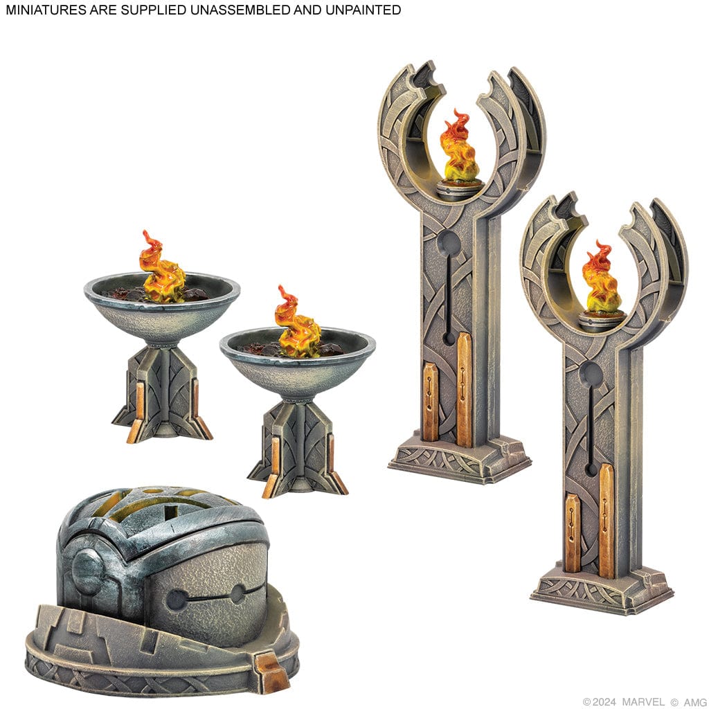 Atomic Mass Games Tabletop Games > Miniature Games Marvel: Crisis Protocol - Battle for Asgard Terrain Pack 841333113087 CP95