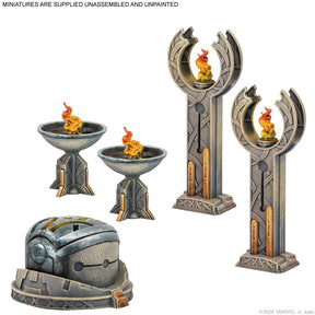 Atomic Mass Games Tabletop Games > Miniature Games Marvel: Crisis Protocol - Battle for Asgard Terrain Pack 841333113087 CP95