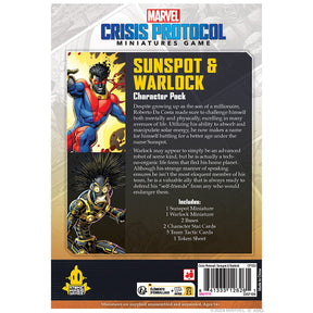 Atomic Mass Games Tabletop Games > Miniature Games Marvel: Crisis Protocol - Sunspot & Warlock 841333126261 CP153