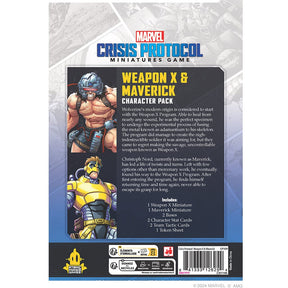 Atomic Mass Games Tabletop Games > Miniature Games Marvel: Crisis Protocol - Weapon X & Maverick 841333126254 CP109
