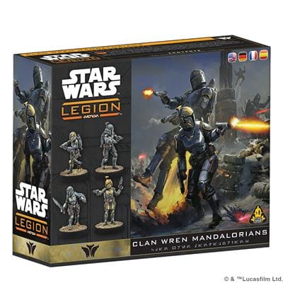 Atomic Mass Games Tabletop Games > Miniature Games Star Wars: Legion - Clan Wren Mandalorians 841333135188 SWQ56