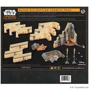 Atomic Mass Games Tabletop Games > Miniature Games Star Wars: Legion – Outer Rim Battles Terrain Pack 841333129033 SWQ137