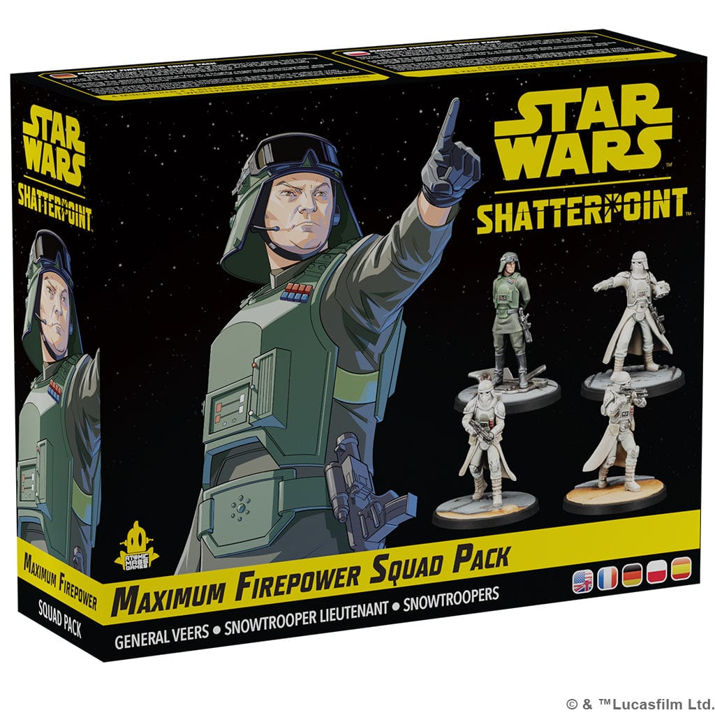 Atomic Mass Games Tabletop Games > Miniature Games Star Wars: Shatterpoint - Maximum Firepower Squad Pack 841333127626 SWP46