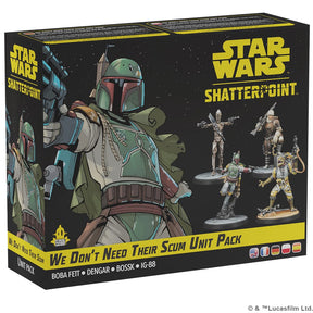 Atomic Mass Games Tabletop Games > Miniature Games Star Wars: Shatterpoint - We Don’t Need Their Scum Unit Pack 841333127596 SWP25