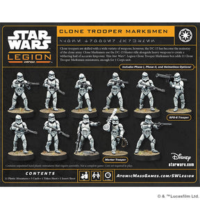 Atomic Mass Games Tabletop Games > Role-Playing Games > Star Wars Star Wars: Legion – Clone Trooper Marksmen 841333133474 SWQ23