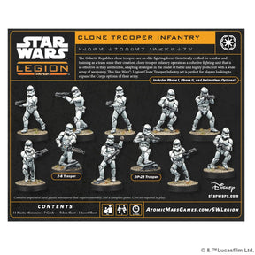 Atomic Mass Games Tabletop Games > Role-Playing Games > Star Wars Star Wars: Legion - Clone Troopers Infantry 841333133405 SWQ24
