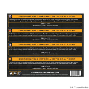 Atomic Mass Games Tabletop Games > Role-Playing Games > Star Wars Star Wars: Legion - Customizable Imperial Officer & Agent 841333131944 SWQ09