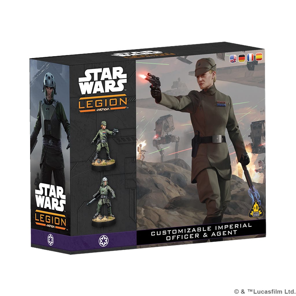 Atomic Mass Games Tabletop Games > Role-Playing Games > Star Wars Star Wars: Legion - Customizable Imperial Officer & Agent 841333131944 SWQ09