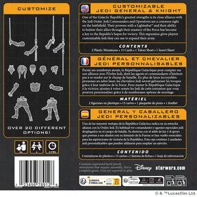 Atomic Mass Games Tabletop Games > Role-Playing Games > Star Wars Star Wars: Legion - Customizable Jedi General and Knight 841333132903 SWQ20