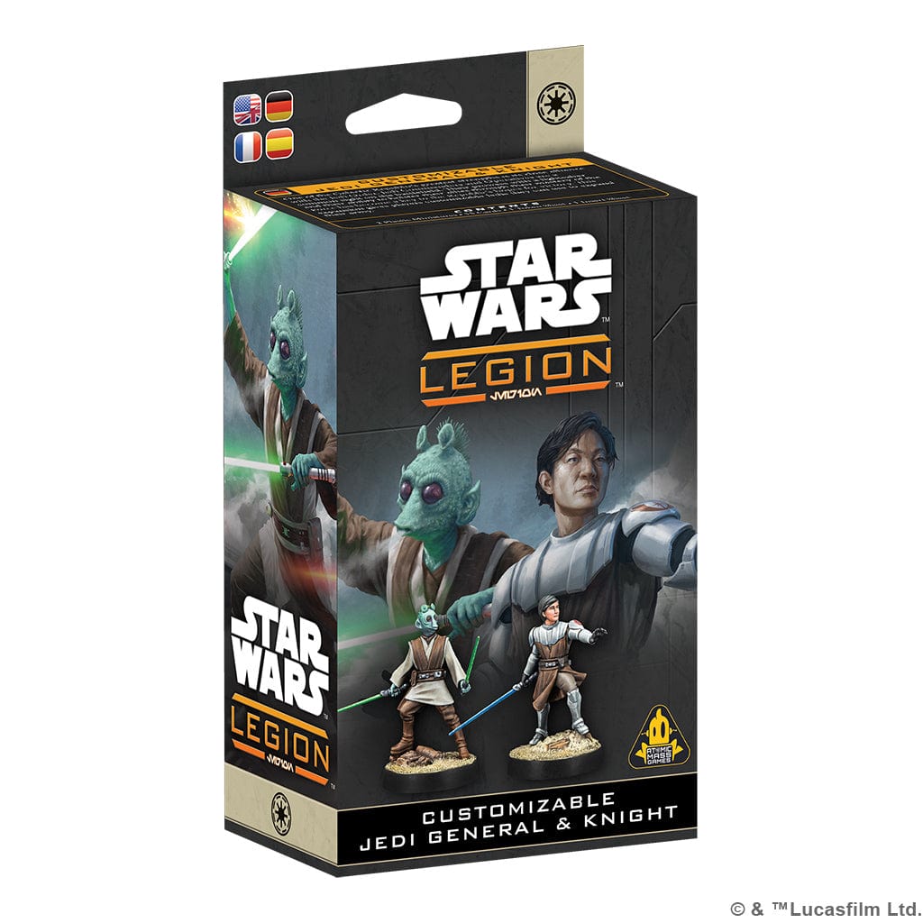 Atomic Mass Games Tabletop Games > Role-Playing Games > Star Wars Star Wars: Legion - Customizable Jedi General and Knight 841333132903 SWQ20