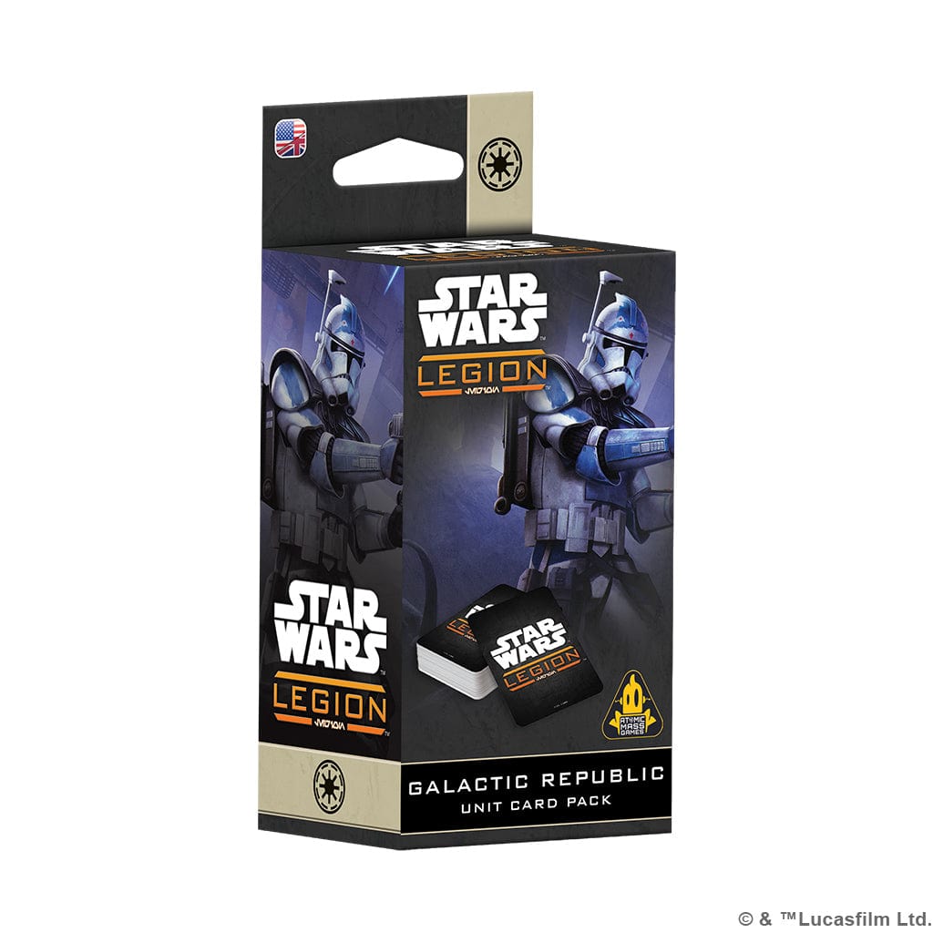 Atomic Mass Games Tabletop Games > Role-Playing Games > Star Wars Star Wars: Legion - Galactic Republic Card Pack 841333131982 SWQ07EN