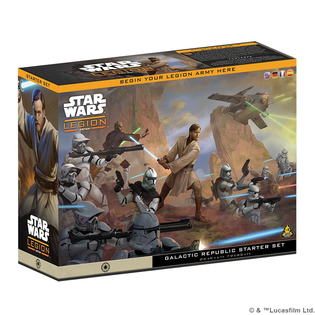 Atomic Mass Games Tabletop Games > Role-Playing Games > Star Wars Star Wars: Legion - Galactic Republic Starter Set 841333132040 SWQ19
