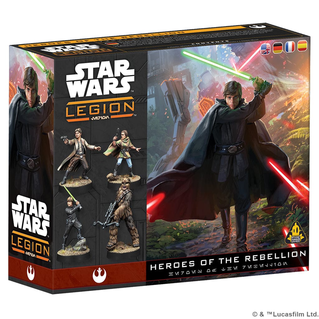 Atomic Mass Games Tabletop Games > Role-Playing Games > Star Wars Star Wars: Legion - Heroes of the Rebellion Character Pack 841333133009 SWQ14