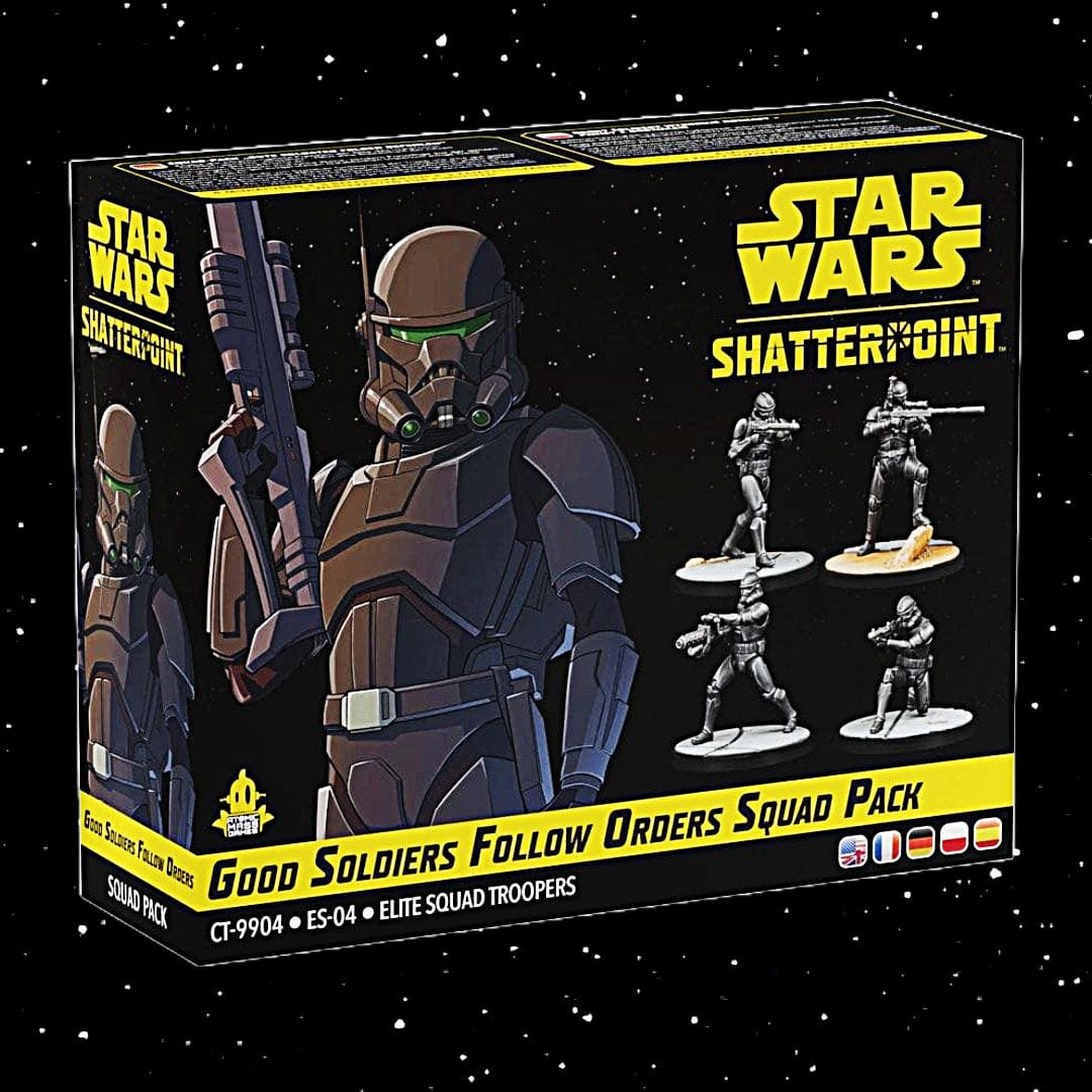 Atomic Mass Games Tabletop Games > Role-Playing Games > Star Wars Star Wars: Shatterpoint: Good Soldiers Follow Orders Squad Pack 841333126179 AMGSWP36