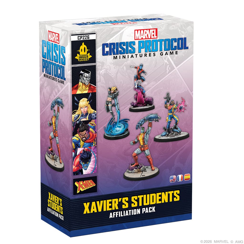 Atomic Mass Games Toys > Action Figures > Other Action Figures Marvel: Crisis Protocol - Xavier’s Students Affiliation Pack 841333129569 CP226
