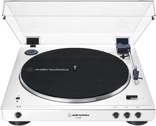 Audio Technica Music > Audio Equipment Audio Technica AT-LP60XBT-WW Turntable Bluetooth Fully Automatic (White) 4961310154981 4961310154981