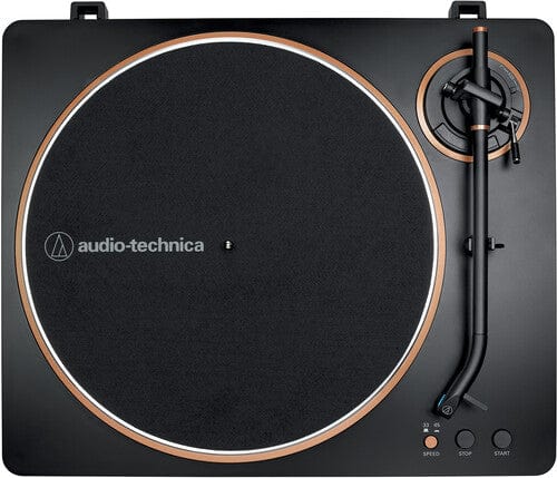 Audio-Technica Music > Audio Equipment Audio Technica AT-LP70X-BZ Turntable Fully Automatic Belt-Drive (Black/Bronze)
