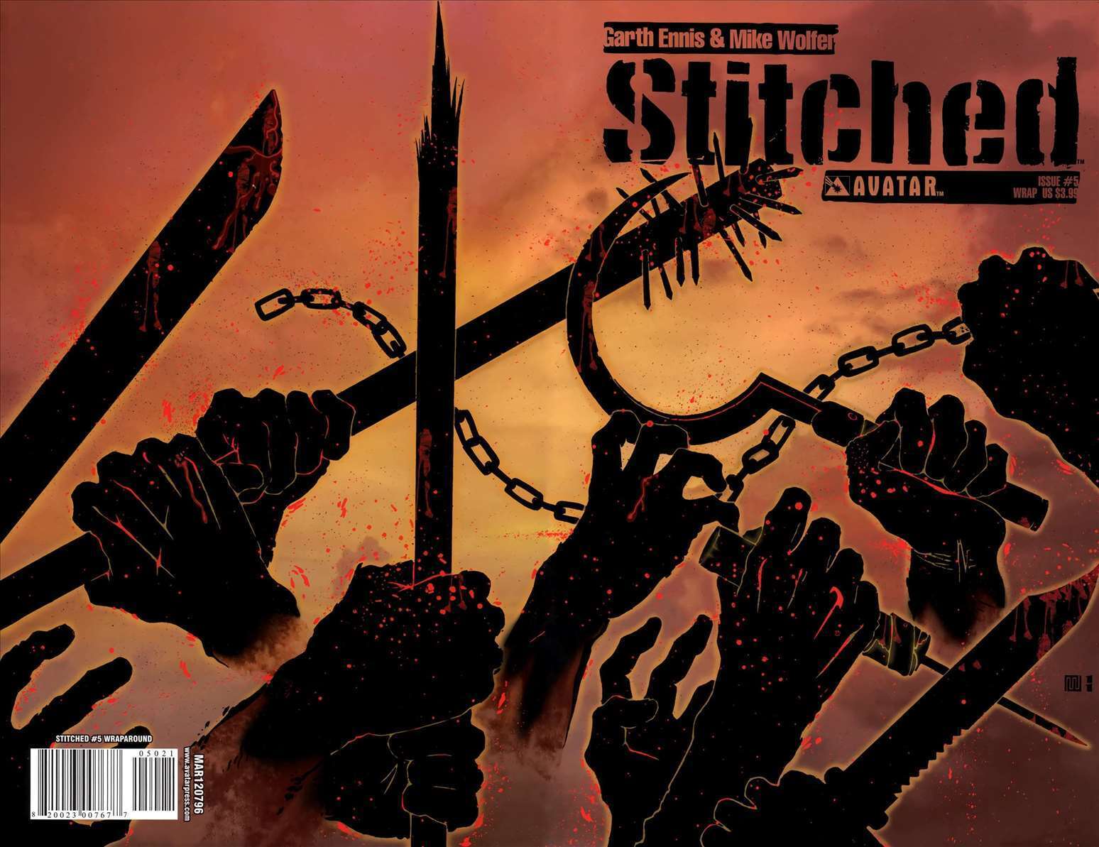 STITCHED #5 WRAP CVR