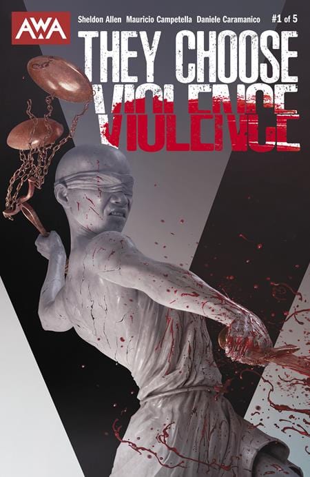 AWA Studios Comic Books THEY CHOOSE VIOLENCE #1 (OF 5) CVR A RAHZZAH (MR) 85001385475200111 0425AW497
