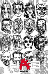 BAD IDEA Comic Books HAB #5 (OF 5) CVR D DAVID LAPHAM BW INFECTED SKULLS VAR (Release Date: 08/26/2026) 0626BD0557